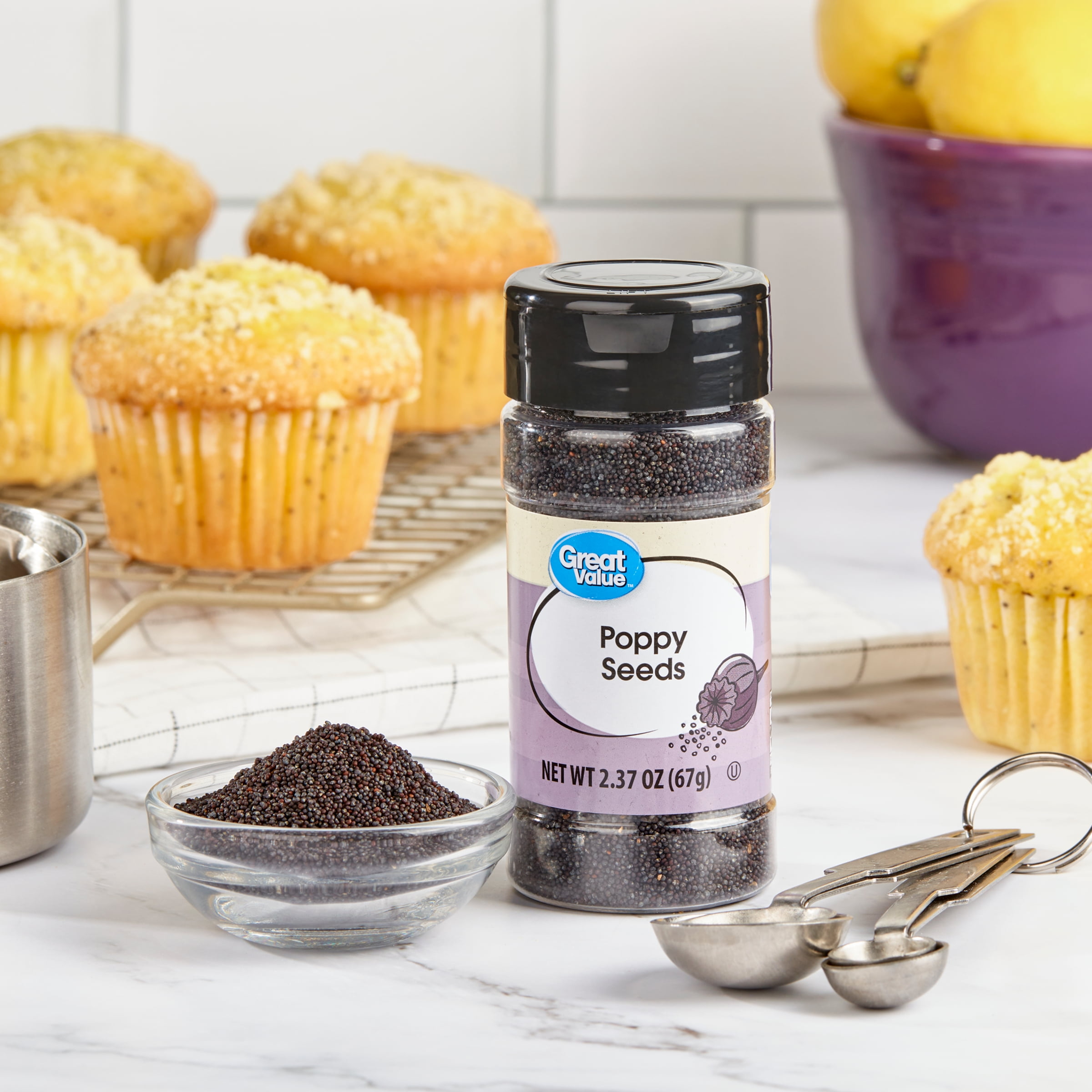 Great Value Poppy Seeds, 2.37 oz