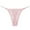 Pink #196, variant on G String Thongs for Women, See Through Lace Underwear, Cheeky Low Rise T Back Tangas Pink M