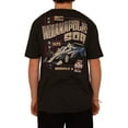 thumbnail image 3 of Indy 500 Mens Americana Graphic T-Shirt, Black, Medium, 3 of 5