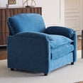 thumbnail image 2 of 38" Chenille Lounge: Cozy Reading Armchair, 2 of 5