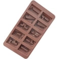 thumbnail image 4 of Molde de silicona para Chocolate, herramientas para hornear Chocolate, molde de silicona antiadherente para pastel, molde para gelatina y dulces, molde 3D DIY, 4 of 5