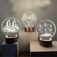 thumbnail image 4 of Creative 3d Eid Led Petite Lampe de Table Acrylique Ramadan Partie Décor, 4 of 4