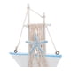 thumbnail image 1 of Sailboat Wooden Sailboat Ornaments Home Decoration Wood Multi Decorative 1Pc, 1 of 3