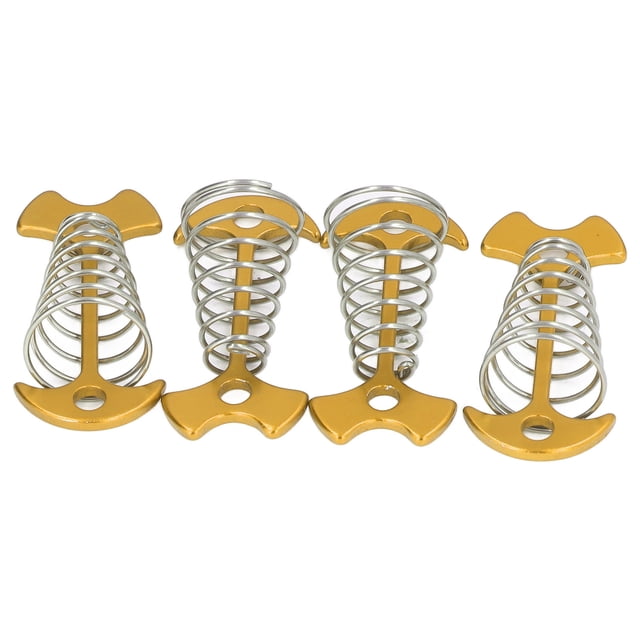 Tent Nails, Tent Pegs Adjustable Non Slip Sturdy For Camping Gold,Red,Blue,Silver