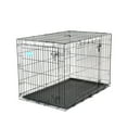 thumbnail image 6 of Carlson Secure and Compact Double Door Metal Dog Crate, For Extra Large Breeds Up To 120 Pounds, Includes Divider Panel and Removable Pan, Black, 6 of 6
