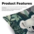 thumbnail image 2 of Koala Inserts Set of 2 - 16x16, 18x18, 20x20 Inches - Unique Patterns for Pillows Covers, Bed Pillow, Throw Pillows - Great for All Occasions, 2 of 6
