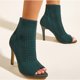 thumbnail image 5 of Calcetines de tacón alto para mujer, cómodos, sexys, de punto, con punta abierta, boca de pez, botas, sandalias Wmkox8yii hfjk1840, 5 of 7