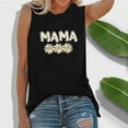 thumbnail image 2 of Gibobby Camiseta sin mangas para mujer, de girasoles, sin mangas, suelta, informal, blusa(Negro,M), 2 of 4