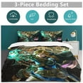 thumbnail image 5 of Thickened Bed Three Piece Set, Tears Of Kingdom Zelda Printed Soft Bedding Set With Pillow Shams 102"x90", 5 of 8