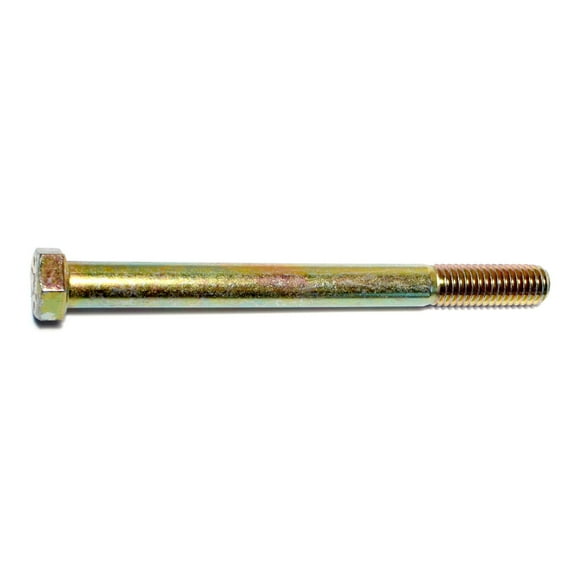 7/16"-14 x 5" Zinc Plated Grade 8 Hex Cap Screws HCS8-225 (10 pcs)