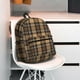 thumbnail image 5 of Balery khaki coffee plaid Mochila para Mujeres y Hombres, Mochila Ligera Casual para Viajes, Mochila Clásica Básica para la Universidad, 5 of 6