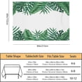 thumbnail image 3 of Palm Tree Leaves Tablecloth 60x84 Inch Rectangular Summer Tropical Green Leaf Oblong Table Cloth Kitchen Table Decorations for Home Dinner Party, 3 of 5