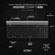 thumbnail image 2 of Teclado Inalambrico ACTECK INSPIRE COMP TI695 USB 2.4 Ghz Negro AC-934206, 2 of 6