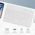 thumbnail image 5 of Portable Ultra-thin Wireless Bluetooth-compatible Keyboard Keypad for iPad Phone Tablet, 5 of 8