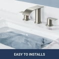 thumbnail image 5 of WB-03107BN Widespread 2-handle Bathroom Faucet with Drain Assembly, 5 of 10