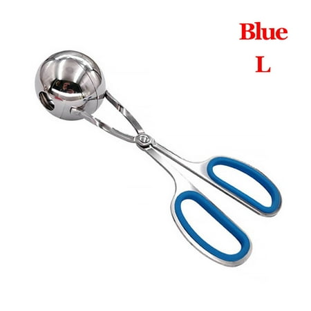 

DIY Scoop Stainless Steel Ice cream Meat Ball Scoop Meat & Poultry Tools Home & Kitchen Meatball Maker BLUE L