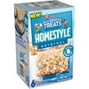 Kelloggs Rice Krispies Treats Homestyle, Crispy Marshmallow Squares, Original, Lunch Box Snack, 6.98Oz Box (6 Count)