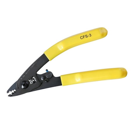 

✪ Optical Fiber Optic Stripper FTTH Cable Sheath Peeling Wire Striping Plier Steel Wire for Miller Clamp Tool