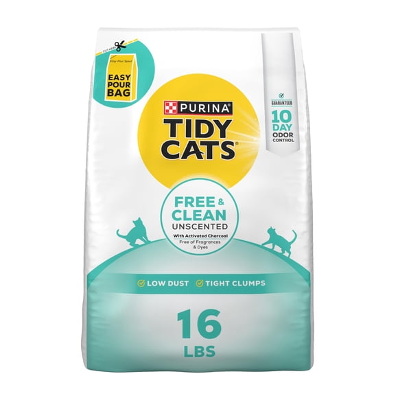 Arena para gatos Tidy Cats, con control de olores acumulados, bolsa de 7,26 kg