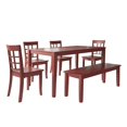 thumbnail image 2 of Lexington Large Dining Set with Bench and 4 Window Back Chairs, 2 of 2