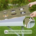 thumbnail image 6 of Dog Breeds Square Fitted Tablecloth with Elastic Edge,Square Table Cover,Washable Elastic Table Cover for Home Kitchen Party Decor 34"x34", 6 of 6
