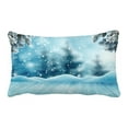 thumbnail image 1 of EREHome Merry Christmas And Happy New Year Pillow Case Cover Set 20x30 Inch, 1 of 1