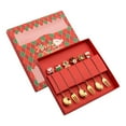 thumbnail image 2 of Stainless Steel Dessert Spoons Forks Reusable Multipurpose Tableware Cutlery Set 6Pcs A, 2 of 8