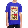 thumbnail image 3 of Camisetas de hombre de Peanuts, Charlie Brown y Snoopy, lindas camisetas de algodón con diseño de cómic, camiseta de manga corta Y2K, camiseta de cuello redondo, talla grande, 3 of 5