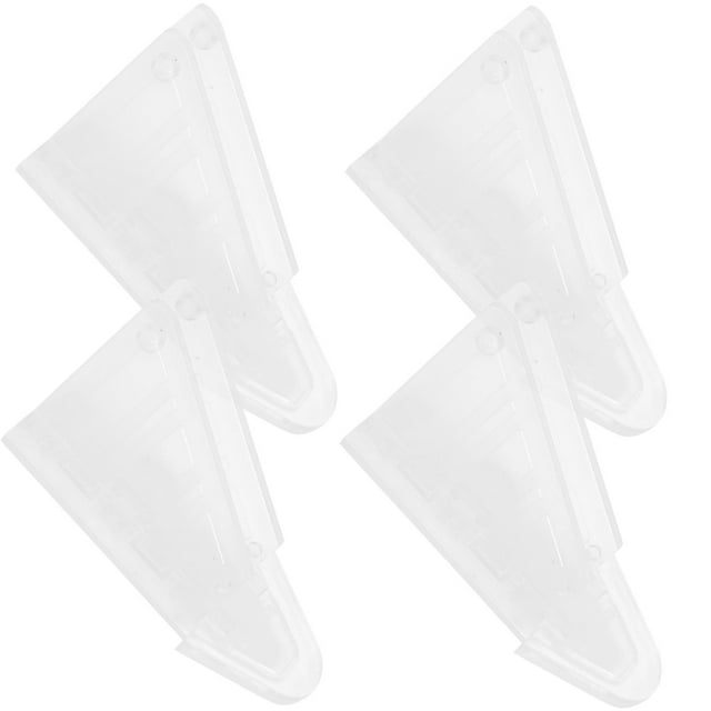 Sliding Door Lock Baby Proof Window Lock for Child Safety 4Pcs Transparent ABS