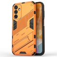 thumbnail image 1 of Compatible For Samsung Galaxy M15 5G Case PC+TPU Drop-proof Phone Cover with Folding Kickstand Orange, 1 of 5