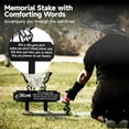 thumbnail image 4 of Butterfly Memorial Stake, Waterproof Butterfly Memorial Plaques for Mom, Metal Grave Stakes Marker, Garden Grave Decorations for Cemetery Outdoors Yard, 4 of 7