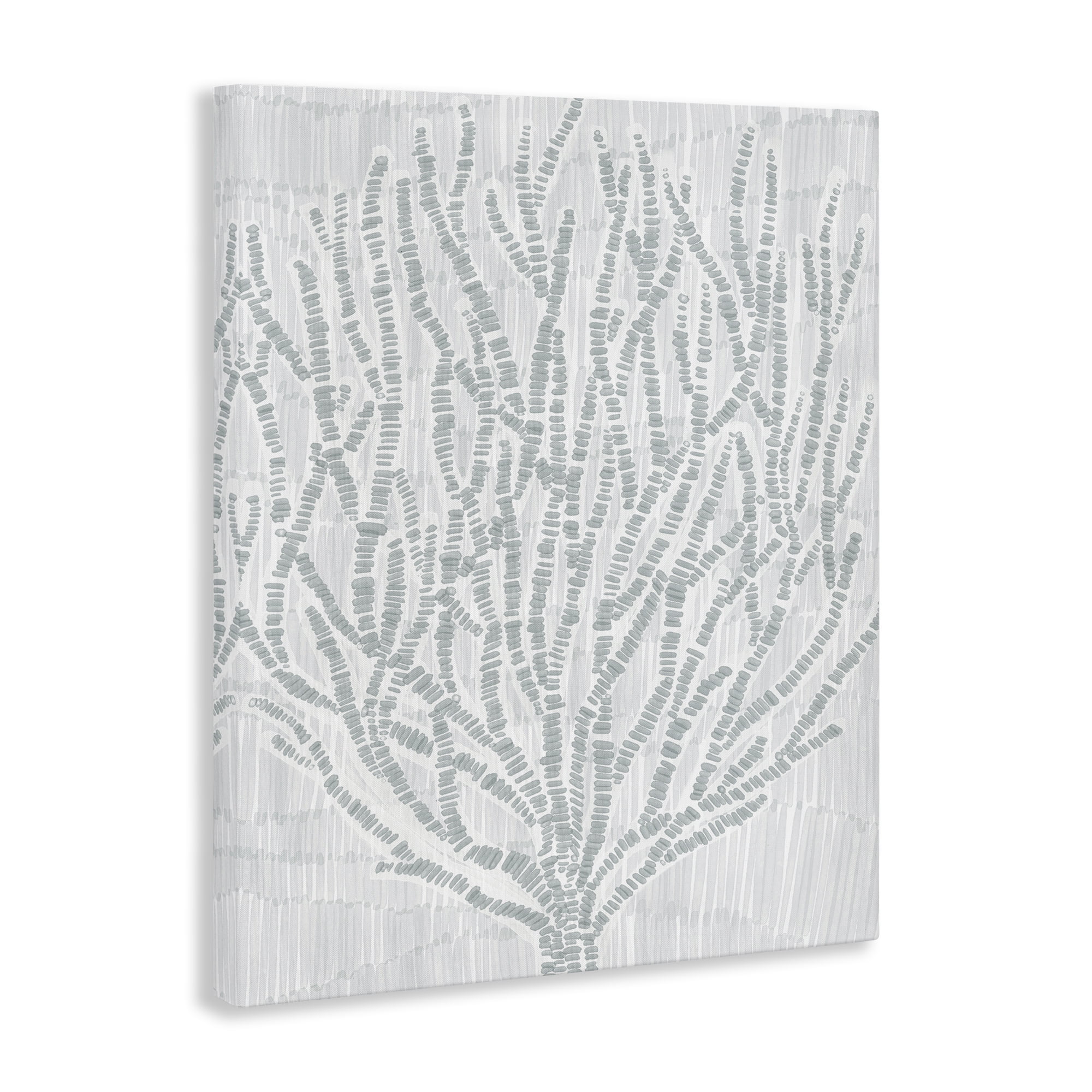 Stupell Industries Sketched Coral Sprigs Nautical & Beach Painting Wrapped Canvas Art Print Wall Art, 24 x 30