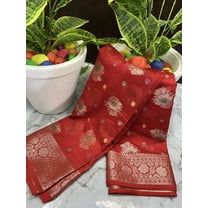Banarsi Semi Georgget fancy saree