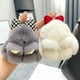 thumbnail image 5 of Llaverito de conejo peluche suave y esponjoso 12 cm morado, 5 of 8