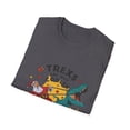 thumbnail image 4 of Christmas Holiday T Rex Cool Sleigh Men Women Kids Tee, 4 of 6