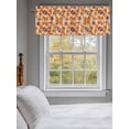 thumbnail image 3 of Maple Leaf Valances for Windows Fall Watercolor Leaves Pastoral Rustic Linen Rod Pocket Curtains Valance Short Window Treatment Drapes for Living Room, Bedroom Bathroom 42"&nbsp;W x 12" L, 3 of 5
