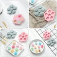 thumbnail image 2 of Moldes de pastel de silicona 2 unids Moldes para hornear para pasteles Hecho a mano Made Molds (rosa, azul), 2 of 6