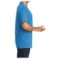 thumbnail image 3 of Yellow Rooster Men's Core Blend Cotton/Polyester Tee Shirt Sapphire 4XL, 3 of 6