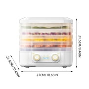 Digital Touch Control Home Freeze Dryer Machine, Multi-Layer Food Freeze Dryer for Fruits, Meats, Meals & Home Kitchen Use,White