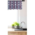 thumbnail image 3 of Ambesonne Aztec Window Valance, Rhythmic Modernized Tribal, 54" X 12", Coral Purple, 3 of 3