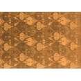 thumbnail image 1 of Ahgly Company Indoor Rectangle Oriental Orange Industrial Area Rugs, 2' x 5', 1 of 4