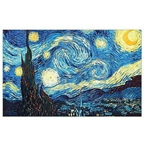 Van Gogh STARRY NIGHT Sticker (fine art artist painting bumper)- Sticker Graphic - Auto, Wall, Laptop, Cell