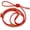 Red, variant on Pig Harness & Leash, Escape Prevention Adjustable Rope, All in One Design, All Life Stages Small to Medium Mini Pigs-5 Feet Long-Red