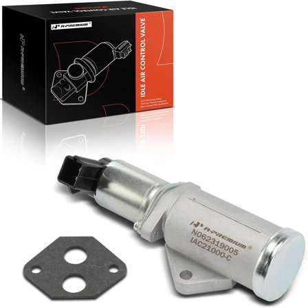 A-Premium Fuel Injection Idle Air Control Valve - Compatible with Ford Mustang 1986-1993, Bronco II 1990, Country Squire 1989-1991, LTD Crown & Lincoln Continental, Mark VII, Town Car & Mercury Capri
