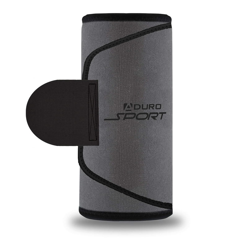 Aduro Sport Sweat Waist Trimmer Belt Premium Wasit Trainer Stomach Wraps Grey Walmart