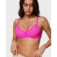thumbnail image 4 of Women's Sheer Demi Balconette Bra Sexy Mesh Unlined Underwire See Through Demi Bras, 4 of 6