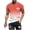 Watermelon Red T-Shirt, variant on Dagegui Men's Big & Tall T-Shirt Summer Crew Neck Short Sleeve Tops Palm Tree Graphic Pullover Gradient Color Tee Beachwear Yellow M