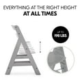 thumbnail image 6 of hauck Alpha+ Adjustable Wooden High Chair Set, Gray, 6 of 16