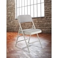 thumbnail image 2 of Pemberly Row Chaise Pliante Moderne en Métal de 29,5 Pouces en Pierre Grise (Ensemble de 4), 2 of 7