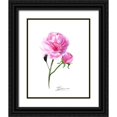 thumbnail image 1 of Shefranov, Olga 15x18 Black Ornate Wood Framed with Double Matting Museum Art Print Titled - Pink Flowers V, 1 of 4